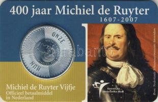 Hollandia 2007. 5€ Ag "Michiel de Ruyter" T:1 Díszkiadásban!