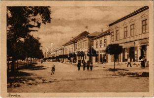 1922 Zólyom, Zvolen; utca, üzletek / street view, shops (EK)