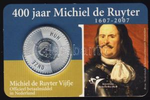 Hollandia 2007. 5€ Ag "Michiel de Ruyter" T:1 Díszkiadásban!