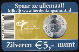 Hollandia 2007. 5€ Ag "Michiel de Ruyter" T:1 Díszkiadásban!