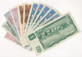 Csehszlovákia 1961-1988. 5K-100K (10db, közte 1988. 20K szlovák bélyeggel) + Cseh-Morva Protektorátu...