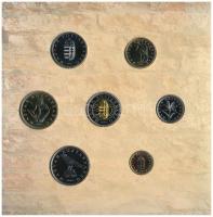 2005. 1Ft-100Ft (7xklf) forgalmi sor szettben + 2005. 10Ft "József Attila" + 2005. 50Ft Cu...