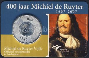 Hollandia 2007. 5€ Ag "Michiel de Ruyter" T:1 Díszkiadásban!
