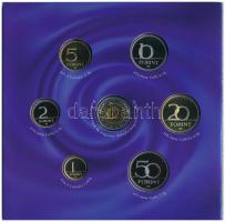 2007. 1Ft-100Ft (8xklf) forgalmi sor szettben, benne 50Ft "50 éves a Római Szerződés" T:PP...