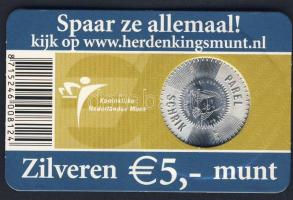 Hollandia 2007. 5€ Ag "Michiel de Ruyter" T:1 Díszkiadásban!