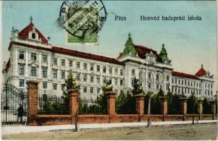 1921 Pécs, Honvéd hadapród iskola. TCV card (EK)