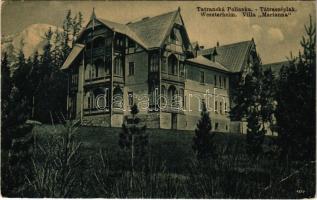 Tátraszéplak, Tatranska Polianka, Westerheim (Magas-Tátra, Vysoké Tatry); Villa Marianna. M. Szabó felvétele / villa (EB)