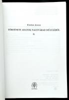 Emődi János: Történeti adatok Nagyvárad múltjából. II. köt. Nagyvárad, 1998, Literator. Fekete-fehér...