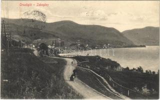 1909 Zebegény, Országút. Zoller József 320. (EK)