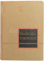 Barkóczi László-Bóna István-Mócsy András: Pannonia története. Szerk.: Harmatta János. Bp., 1963., Tankönyvkiadó, 151 p.+12 (fekete-fehér képtáblák) t.+2 (térkép mellékletek) t. + 1 (hibajegyzék) sztl. lev. Kiadói egészvászon-kötés. Megjelent 4000 példányban.