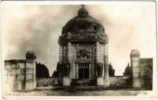 1938 Krasznahorkaváralja, Krásnohorské Podhradie; Andrássy mauzóleum / mausoleum (EK)