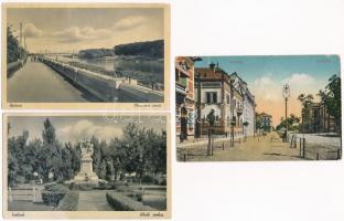 5 db RÉGI magyar képeslap: Szeged és Szolnok / 5 pre-1945 Hungarian postcards: Szeged and Szolnok
