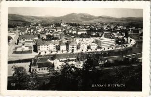 Besztercebánya, Banská Bystrica; látkép / general view