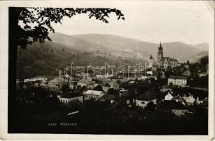 Körmöcbánya, Kremnitz, Kremnica; látkép zsinagógával / general view with synagogue (EK)