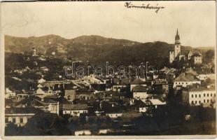 1926 Körmöcbánya, Kremnitz, Kremnica; látkép / general view. photo (fl)