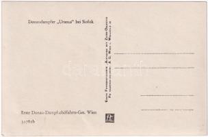 Siófok, DDSG "URANUS" lapátkerekes gőzhajó Siófoknál