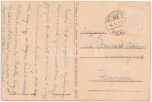 1943 Balatonszőlős, Kiadja a M. kir. Kinizsi Pál honvéd tiszthelyettesképző iskola, propaganda lap s...