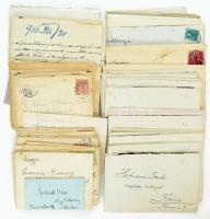 57 db régi kézzel írt levél borítékban, több levelezés