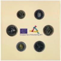 2011. 5Ft-200Ft (6xklf) "Az Európai Unió Tanácsának magyar elnöksége" forgalmi sor szettbe...