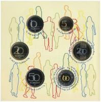 2011. 5Ft-200Ft (6xklf) "Az Európai Unió Tanácsának magyar elnöksége" forgalmi sor szettbe...