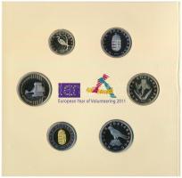 2011. 5Ft-200Ft (6xklf) "Az Európai Unió Tanácsának magyar elnöksége" forgalmi sor szettbe...