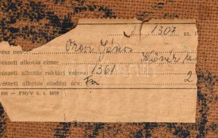 Orosz János (1932-2019): Nővér (flamand hölgy). Olaj, farost, jelzett. Hátoldalán autográf feliratta...