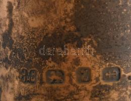 Ezüst (Ag) karaffa. Jelzett. Kopott. M: 38cm, angol mester: John Thomas Heath & John Hartshorne ...