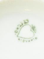 Fűszertartó készlet, Nagy, retro fajansz készlet 3 hiányzó és két sérült fedéllel