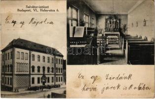 1918 Budapest XIII. Salvator Intézet, zárdaiskola és kápolna, belső. Huba utca 6. (fl)