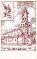 1933 Budapest I. Szent Kapisztrán Jánosról elnevezett Helyőrségi templom s: Pethely (EK)