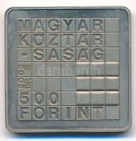 2002. 500Ft Cu-Ni "Rubik-kocka" kapszulában T:BU patina Adamo EM183