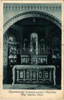 1936 Budapest XII. Zugligeti Jézustársasági Újoncház, Házi kápolna oltára, belső (EB)