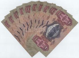 1930. 100P (10x) mind különféle sorozatszámmal T:III,III- 
Adamo P17