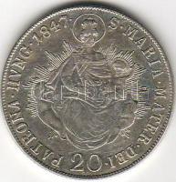 1847B 20Kr ezüst T:2 juszt.