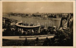 1936 Budapest I. Kilátás a Szent Gellért-hegyről
