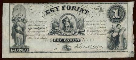 Emigrációs "Kossuth bankó" 18.. 2Ft "Sor H." T:I