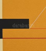 Konok Tamás (1930-2020): Konstruktivista kompozíció, 1991. Szitanyomat, papír, jelzett. Számozott: 2...