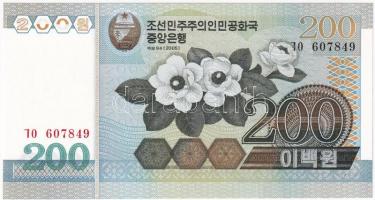 Észak-Korea 2005. 200W T:I- North Korea 2005. 200 Won C:AU Krause P#48