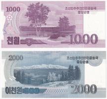 Észak-Korea 2008. 1000W + 2008. 2000W T:I,I-
North Korea 2008. 1000 Won + 2008. 2000 Won C:UNC,AU
...