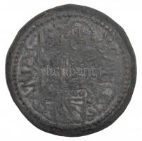 1172-1196. Rézpénz Cu III. Béla (2,23g) T:2 patina Hungary 1172-1196. Copper Coin Cu Béla III (2,23g) C:XF patina Huszár: 72., Unger I.: 114.