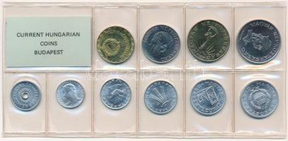 1987. 2f-20Ft (10xklf) érmés forgalmi sor fóliatokban T:1 Adamo FO20