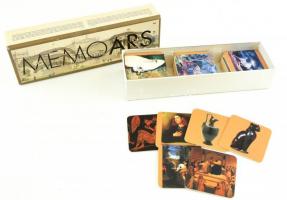 Memóriakártya-játék, Szépművészeti Múzeum, eredeti dobozában, jó állapotban, h: 22,5 cm