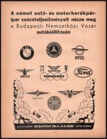 1938-1942 Autó-Motor. Az egyetlen független magyar motorsportlap 6száma: X. évf. 5., 6., 9., 1938 áp...