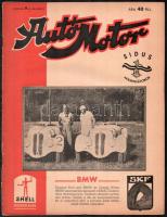 1938-1942 Autó-Motor. Az egyetlen független magyar motorsportlap 6száma: X. évf. 5., 6., 9., 1938 áp...
