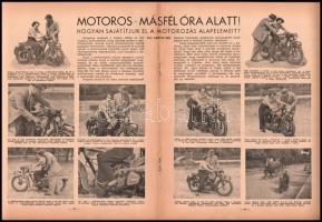 1938-1942 Autó-Motor. Az egyetlen független magyar motorsportlap 6száma: X. évf. 5., 6., 9., 1938 áp...