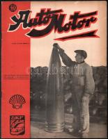 1938-1942 Autó-Motor. Az egyetlen független magyar motorsportlap 6száma: X. évf. 5., 6., 9., 1938 áp...