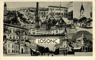 1939 Losonc, Lucenec; mozaiklap. Filó Marcel kiadása / multi-view postcard