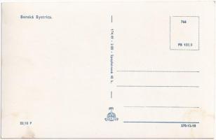 Besztercebánya, Banská Bystrica; utca este, gyógyszertár, dohánybolt / street view at night, pharmac...