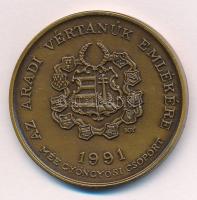 Bognár György (1944-) 1991. "MÉE Gyöngyösi Csoport - Aradi Vértanúk / Láhner György" Br em...