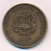 Bognár György (1944-) 1987. "MÉE Gyöngyösi Csoport - Aradi Vértanúk / Nagysándor József" B...